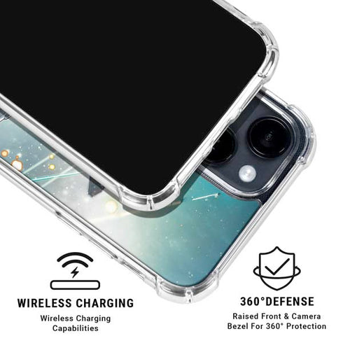 Marvel Star-Lord Galactic Showdown iPhone 14 Clear Case